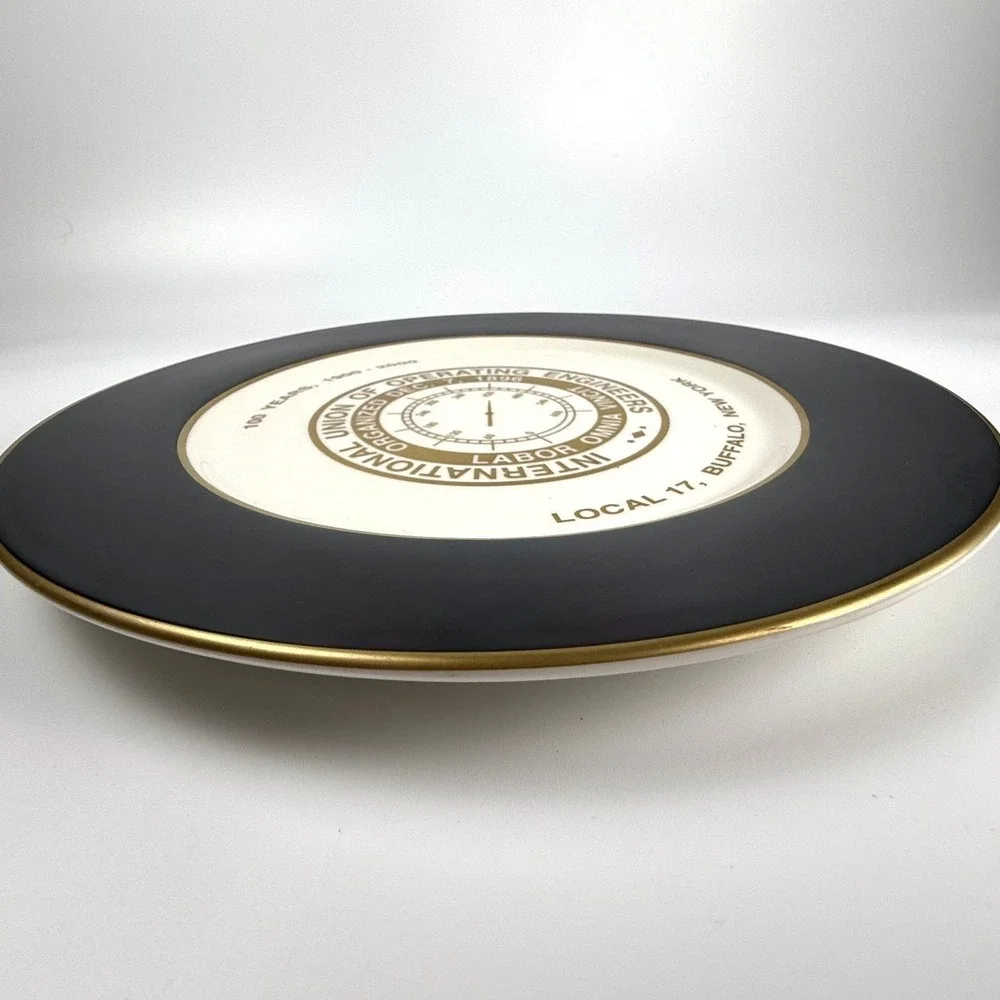 Vintage International Union Of Operating Engineers Commemorative‎ Plate New York